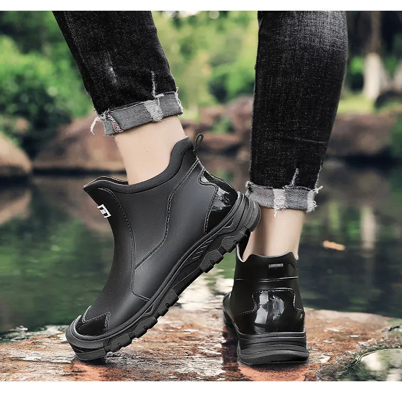 Men's Waterproof Boots with Sporty Design and Grip Sole | L&S - 11 - London-stylehouse.com