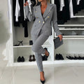 Blazer Women's Tailored Double Button Design | L&S - 1 - London-stylehouse.com