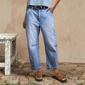 Casual Wide Leg Jeans for Women with Relaxed Fit | L&S - 3 - London-stylehouse.com