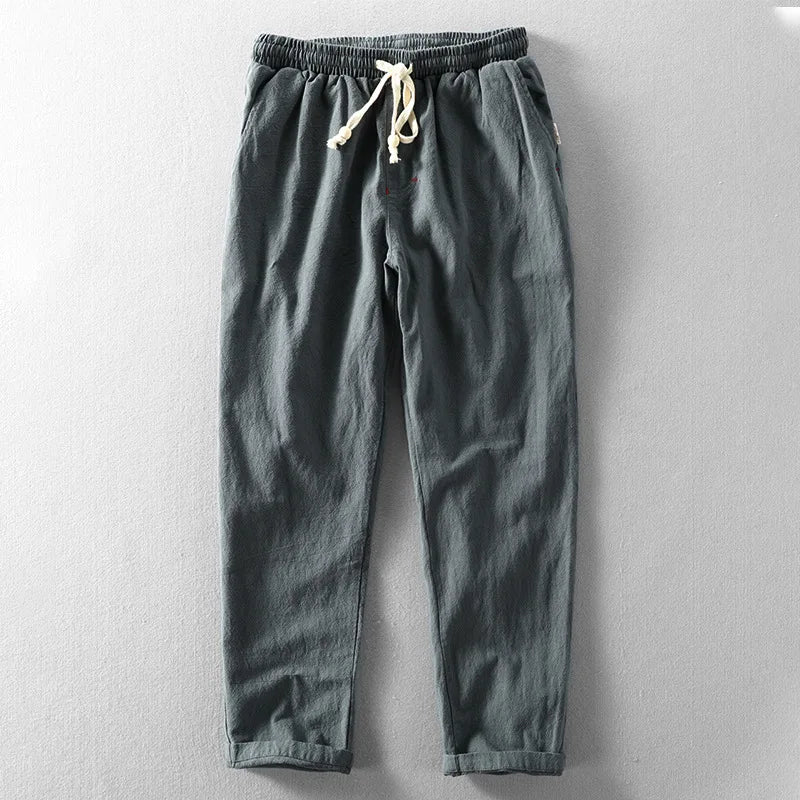 Casual Trousers Women's Relaxed Fit with Drawstring Waist | L&S - 3 - London-stylehouse.com