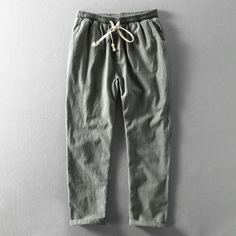 Casual Trousers Women's Relaxed Fit with Drawstring Waist | L&S - 4 - London-stylehouse.com