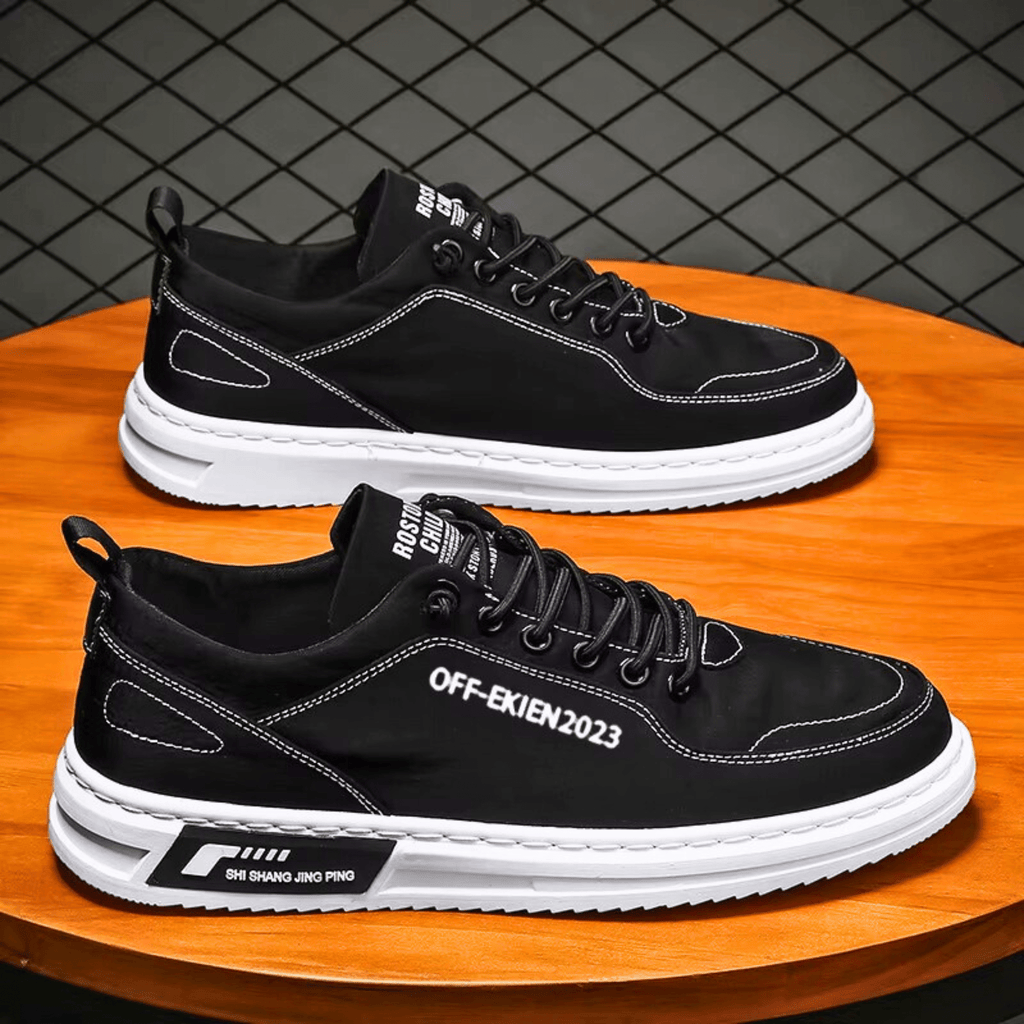Casual Shoes Men's Low-Top Design with Unique Detailing | L&S - 8 - London-stylehouse.com