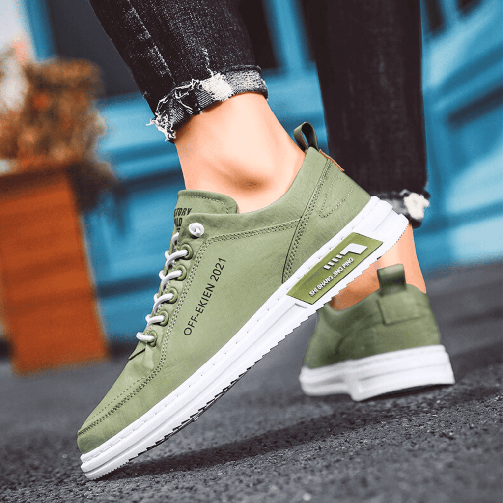 Casual Shoes Men's Low-Top Design with Unique Detailing | L&S - 12 - London-stylehouse.com