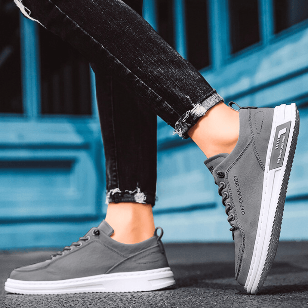 Casual Shoes Men's Low-Top Design with Unique Detailing | L&S - 15 - London-stylehouse.com