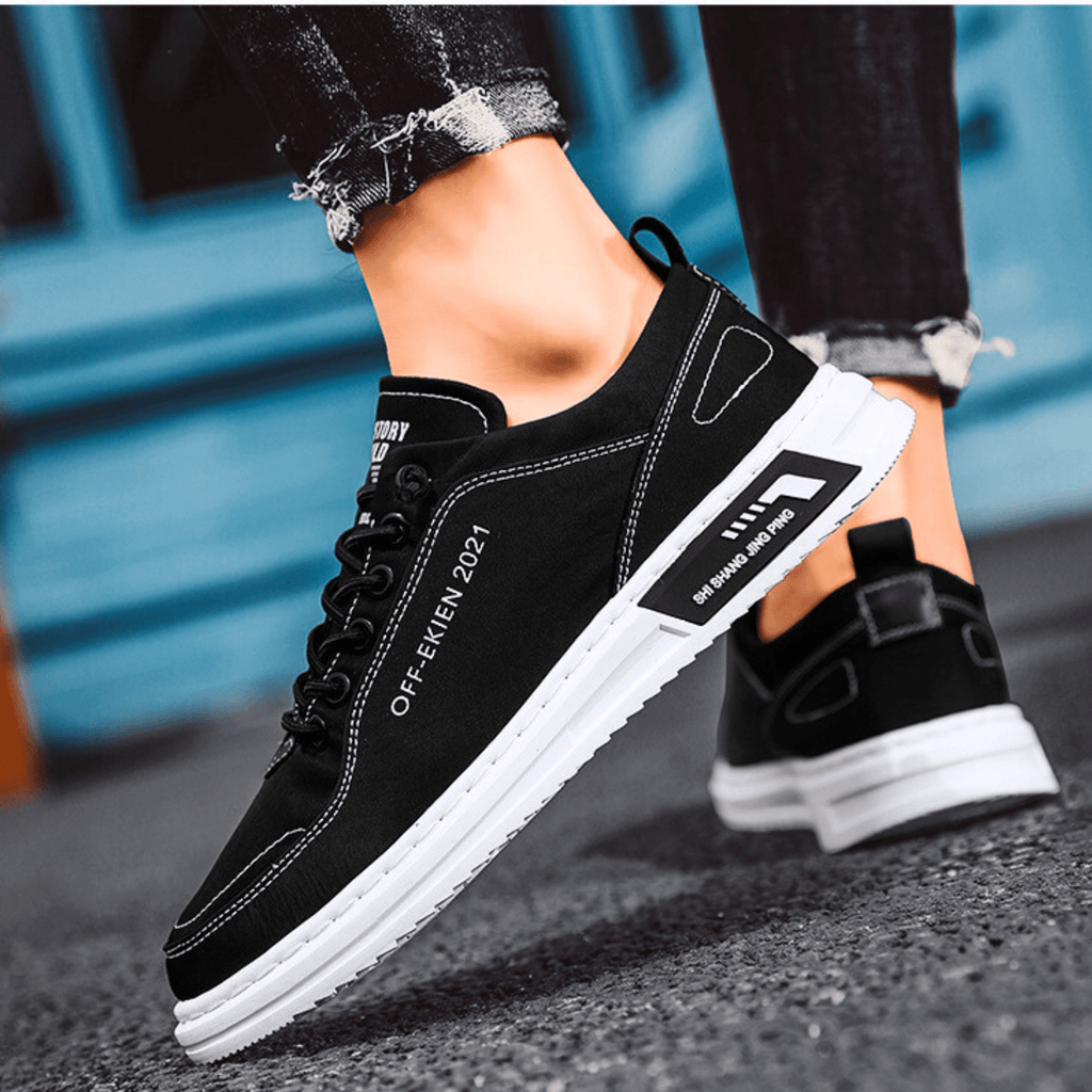 Casual Shoes Men's Low-Top Design with Unique Detailing | L&S - 18 - London-stylehouse.com