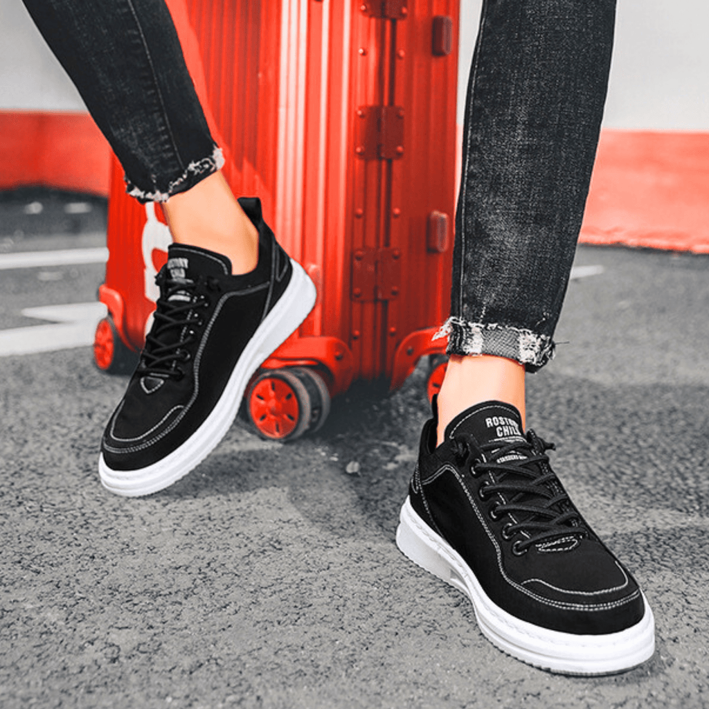Casual Shoes Men's Low-Top Design with Unique Detailing | L&S - 19 - London-stylehouse.com