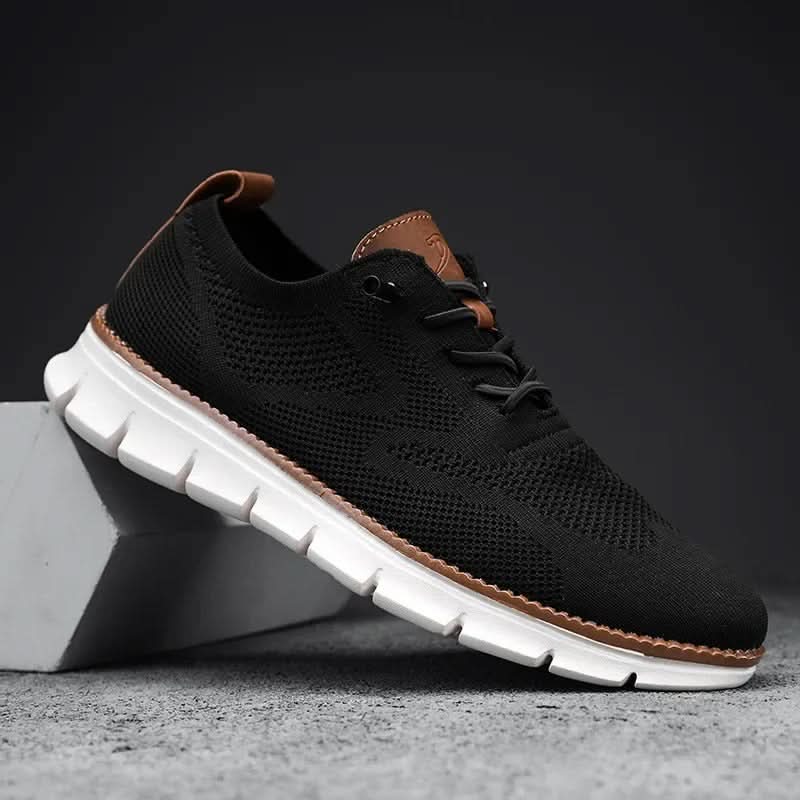 Men's Low-Cut Sneakers with Breathable Design & Flexible Sole | L&S - 7 - London-stylehouse.com
