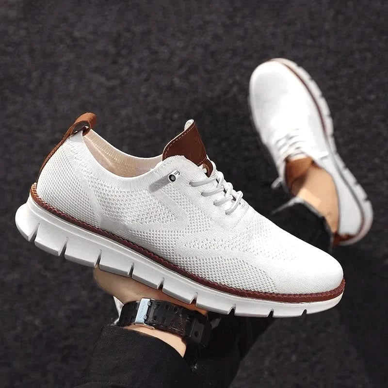 Men's Low-Cut Sneakers with Breathable Design & Flexible Sole | L&S - 9 - London-stylehouse.com