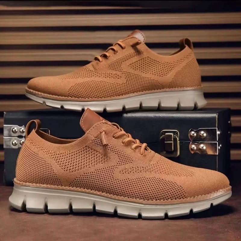 Men's Low-Cut Sneakers with Breathable Design & Flexible Sole | L&S - 10 - London-stylehouse.com