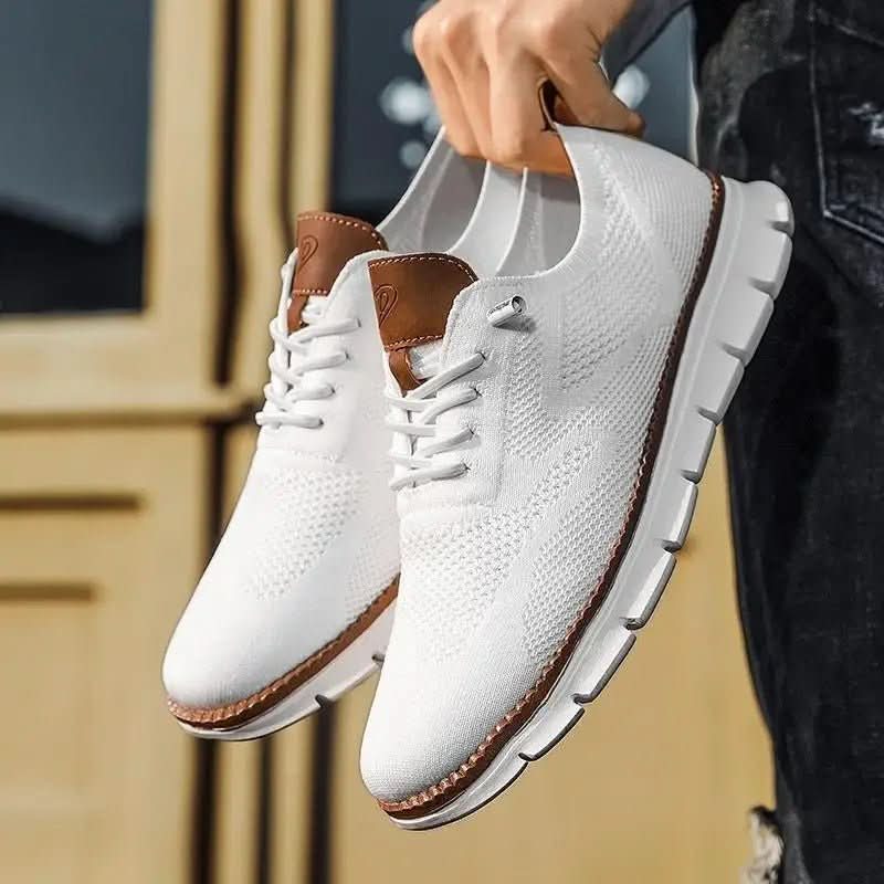 Men's Low-Cut Sneakers with Breathable Design & Flexible Sole | L&S - 11 - London-stylehouse.com