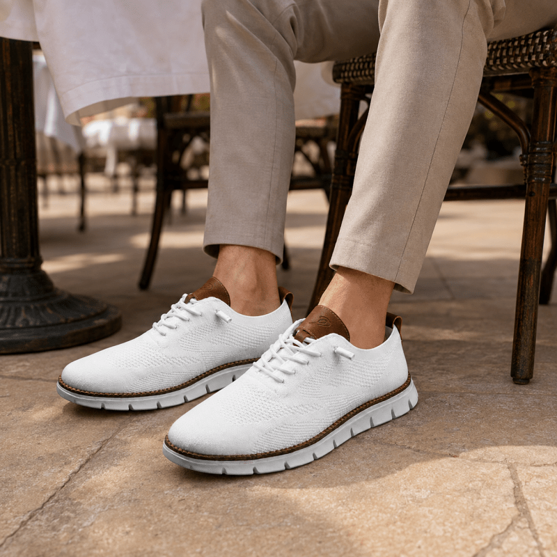 Men's Low-Cut Sneakers with Breathable Design & Flexible Sole | L&S - 12 - London-stylehouse.com