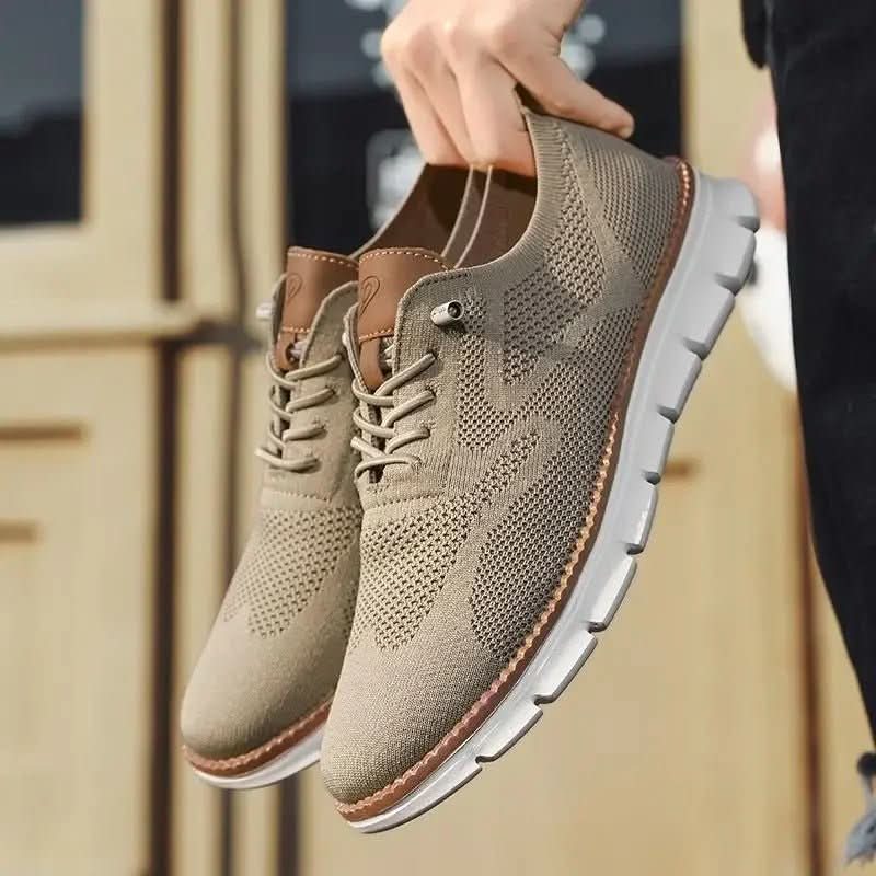 Men's Low-Cut Sneakers with Breathable Design & Flexible Sole | L&S - 13 - London-stylehouse.com