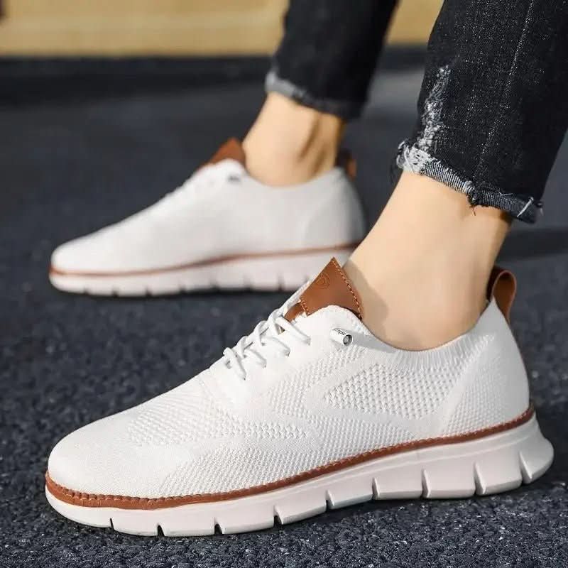 Men's Low-Cut Sneakers with Breathable Design & Flexible Sole | L&S - 14 - London-stylehouse.com