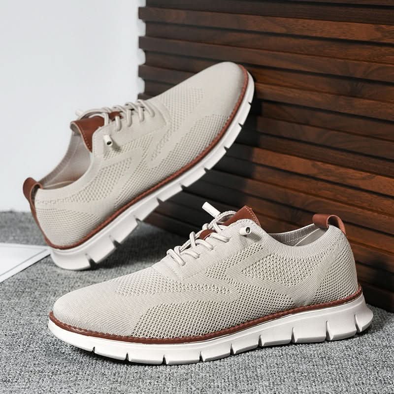 Men's Low-Cut Sneakers with Breathable Design & Flexible Sole | L&S - 19 - London-stylehouse.com
