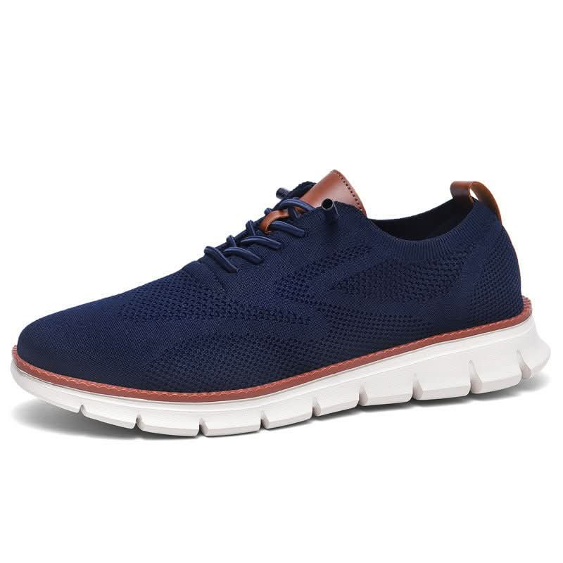 Men's Low-Cut Sneakers with Breathable Design & Flexible Sole | L&S - 20 - London-stylehouse.com