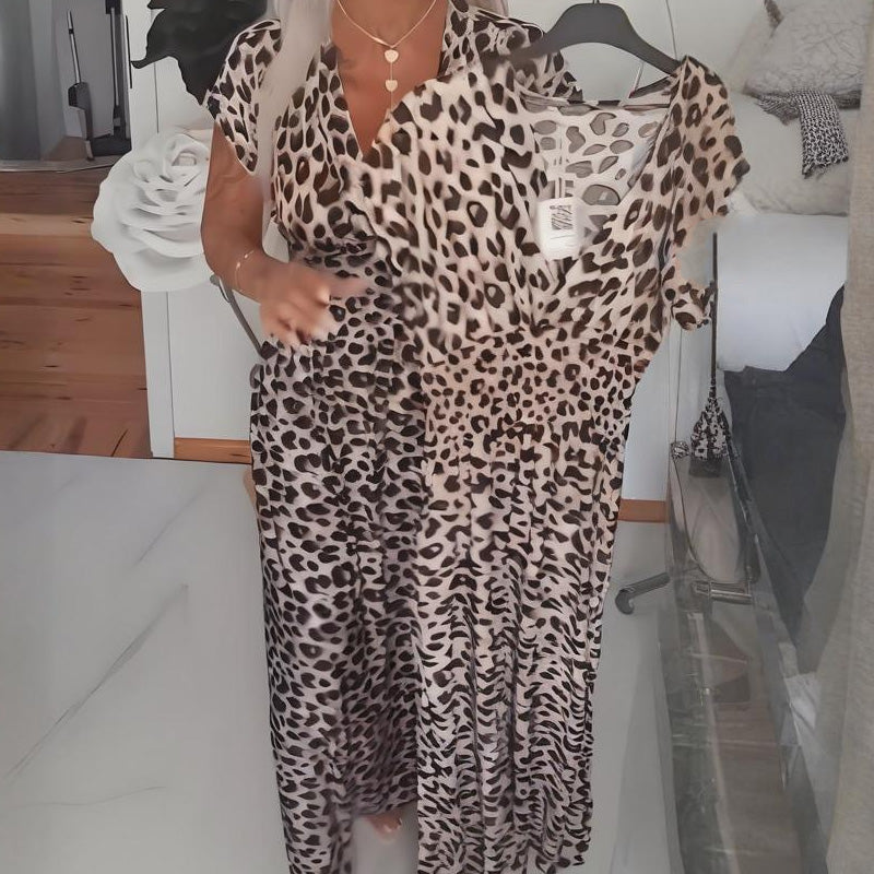 Maxi Dress Women's with Flattering V-Neckline and Flowing Design | L&S - 3 - London-stylehouse.com