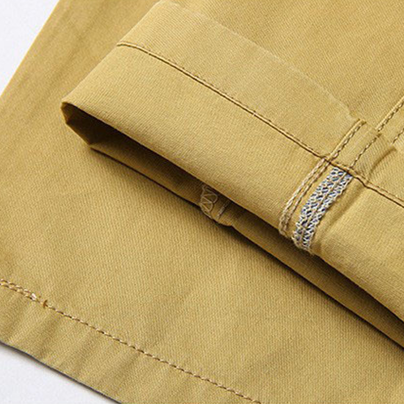 Men's Tailored Chinos with Slim Fit | L&S - 6 - London-stylehouse.com