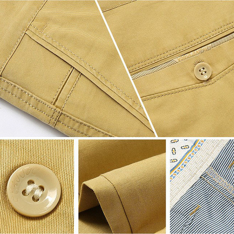 Men's Tailored Chinos with Slim Fit | L&S - 7 - London-stylehouse.com