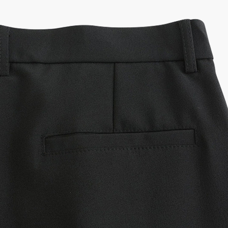 Men's Tailored Trousers with Straight Cut and Soft Pleats | L&S - 6 - London-stylehouse.com