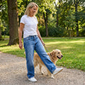 Wide Leg Jeans Women's Relaxed Fit with Vintage Wash | L&S - 6 - London-stylehouse.com