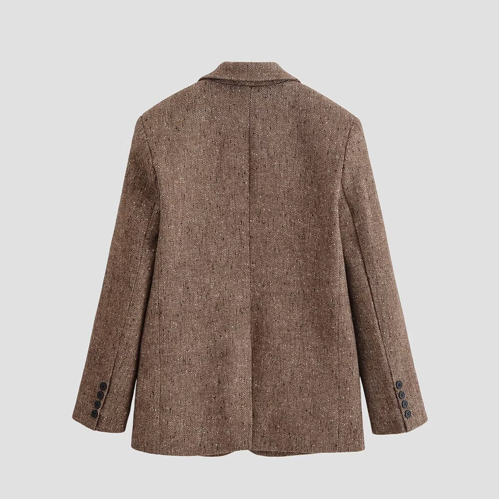 Women's Tailored Blazer with Flap Pockets | L&S - 2 - London-stylehouse.com