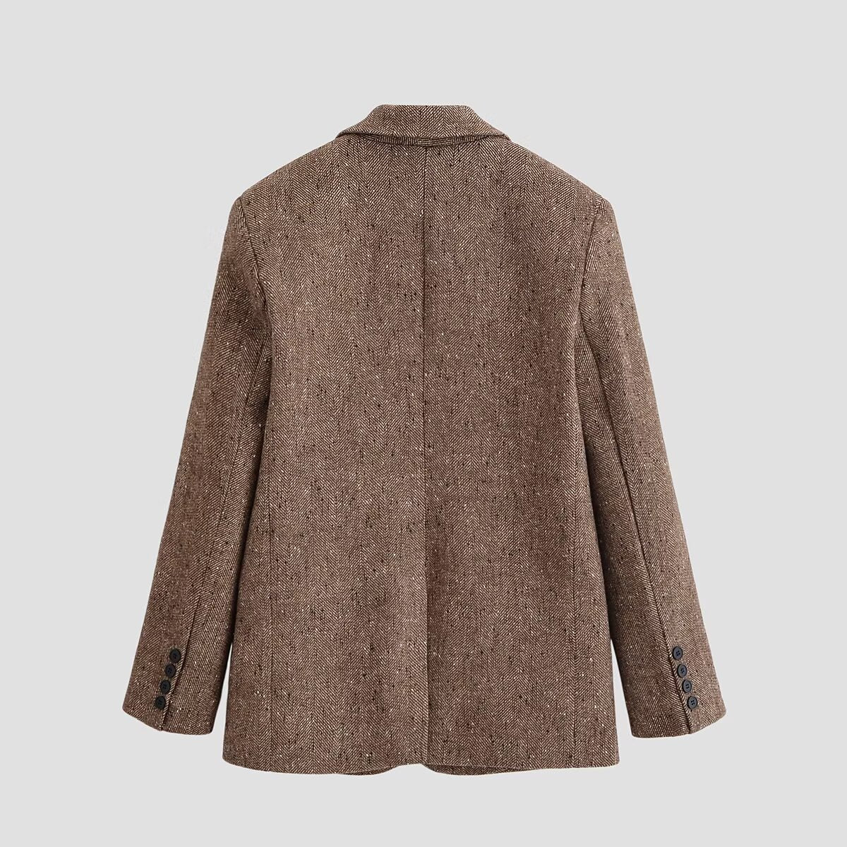 Women's Tailored Blazer with Flap Pockets | L&S - 2 - London-stylehouse.com