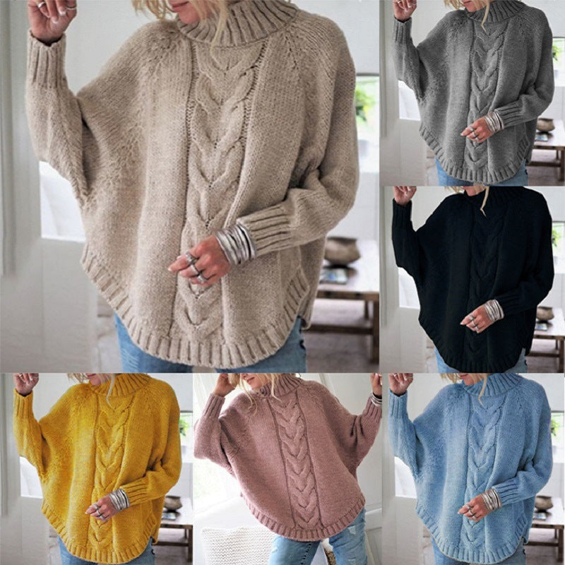 Pullover Women's Relaxed Fit with Cable Knit Design | L&S - 1 - London-stylehouse.com