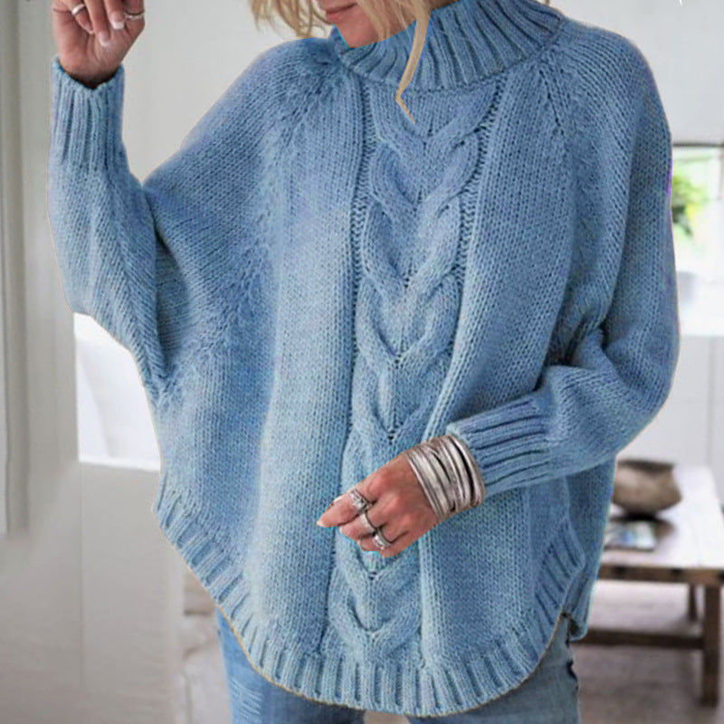 Pullover Women's Relaxed Fit with Cable Knit Design | L&S - 9 - London-stylehouse.com