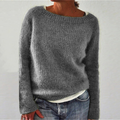 Pullover Women's Relaxed Fit with Wide Neckline + Effortless Comfort | L&S - 1 - London-stylehouse.com