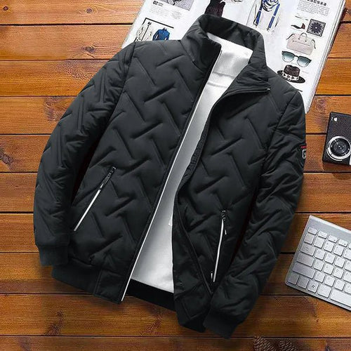 Men's Lightweight Padded Jacket with Modern Design | L&S - 2 - London-stylehouse.com