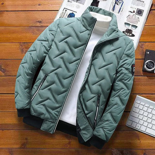 Men's Lightweight Padded Jacket with Modern Design | L&S - 5 - London-stylehouse.com