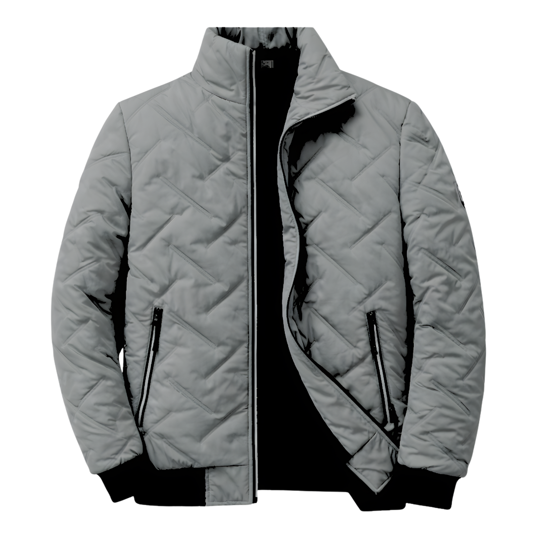 Men's Lightweight Padded Jacket with Modern Design | L&S - 7 - London-stylehouse.com