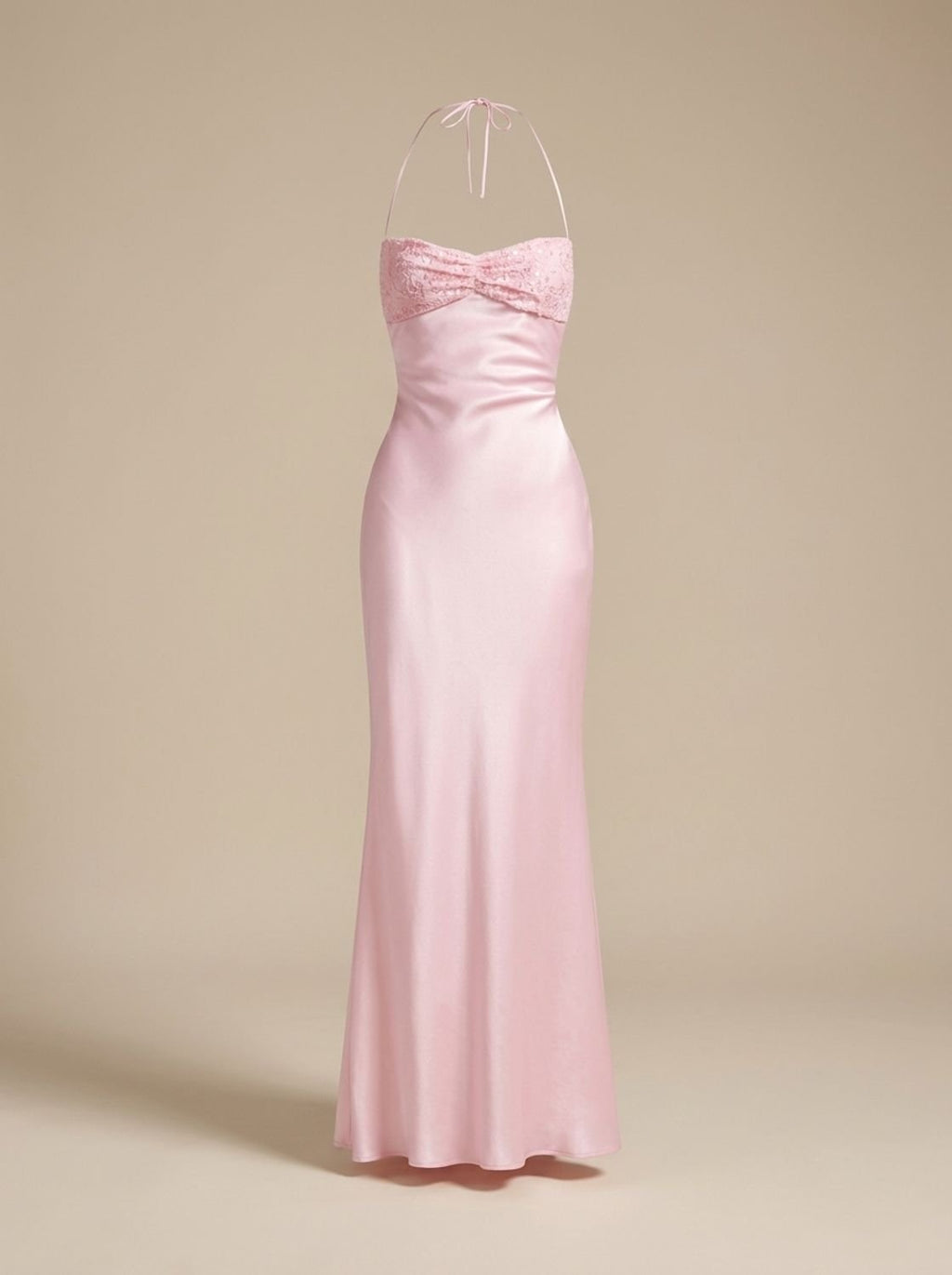 Maxi Dress Women's Halterneck Design with Elegant Back | L&S - 9 - London-stylehouse.com