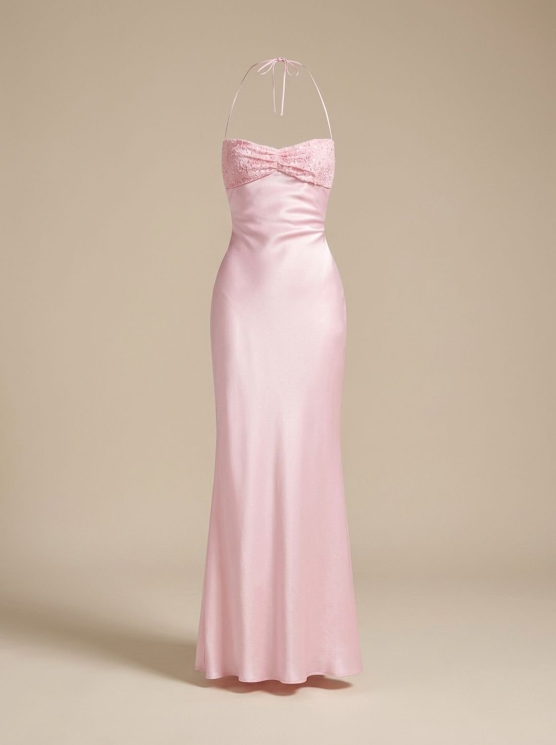 Maxi Dress Women's Halterneck Design with Elegant Back | L&S - 9 - London-stylehouse.com