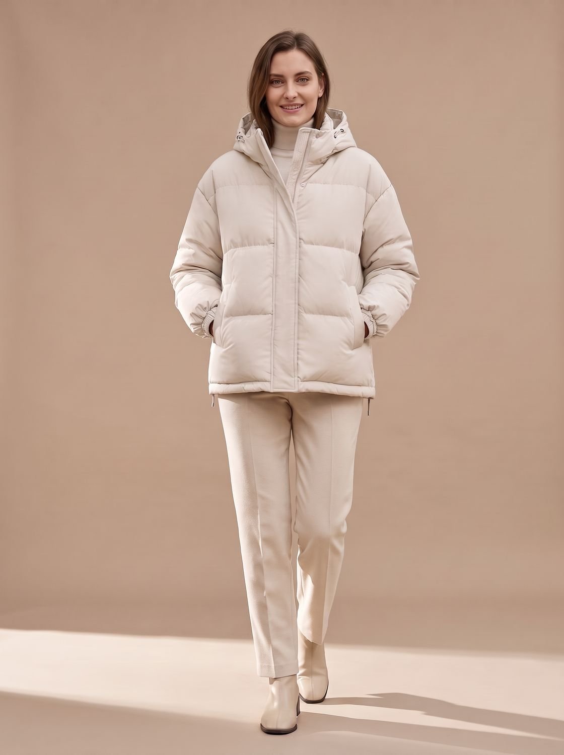 Jacket Women's Relaxed Fit with Functional Hood | L&S - 3 - London-stylehouse.com