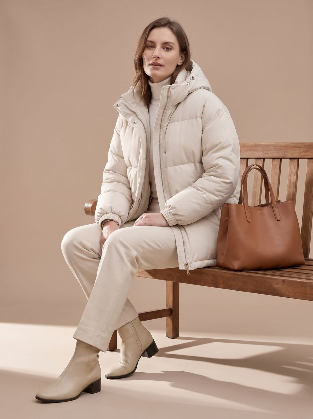 Jacket Women's Relaxed Fit with Functional Hood | L&S - 4 - London-stylehouse.com
