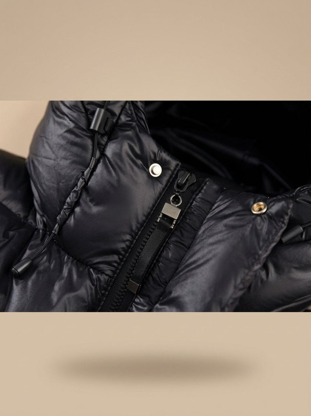 Long Women's Quilted Coat with Hood & Stylish Puffer Design | L&S - 11 - London-stylehouse.com