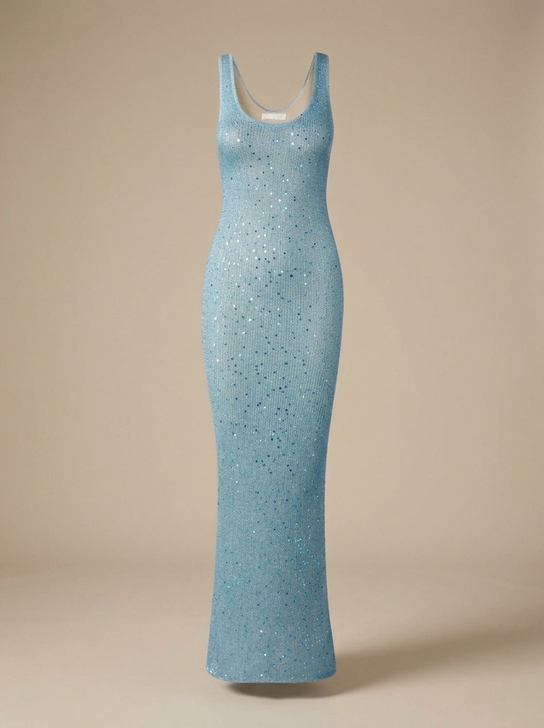 Maxi Dress for Women with Scoop Neck and Fitted Silhouette - Elegant Sparkle - 11 - London-stylehouse.com