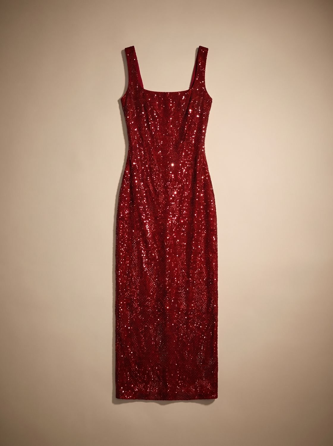 Maxi Dress Women's Fitted Silhouette with Open Back and Sparkling Detail - 2 - London-stylehouse.com