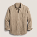Men's Classic Fit Shirt with Chest Pocket and Versatile Styling - 2 - London-stylehouse.com