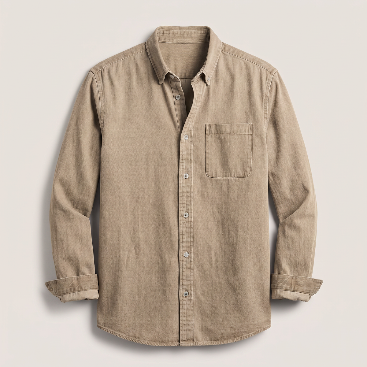 Men's Classic Fit Shirt with Chest Pocket and Versatile Styling - 2 - London-stylehouse.com