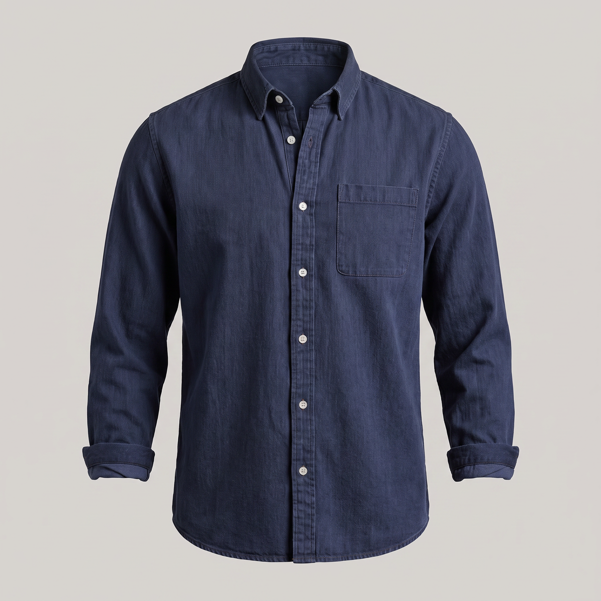 Men's Classic Fit Shirt with Chest Pocket and Versatile Styling - 3 - London-stylehouse.com