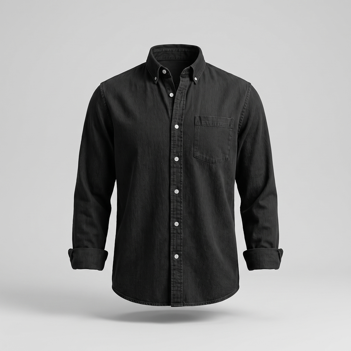 Men's Classic Fit Shirt with Chest Pocket and Versatile Styling - 5 - London-stylehouse.com