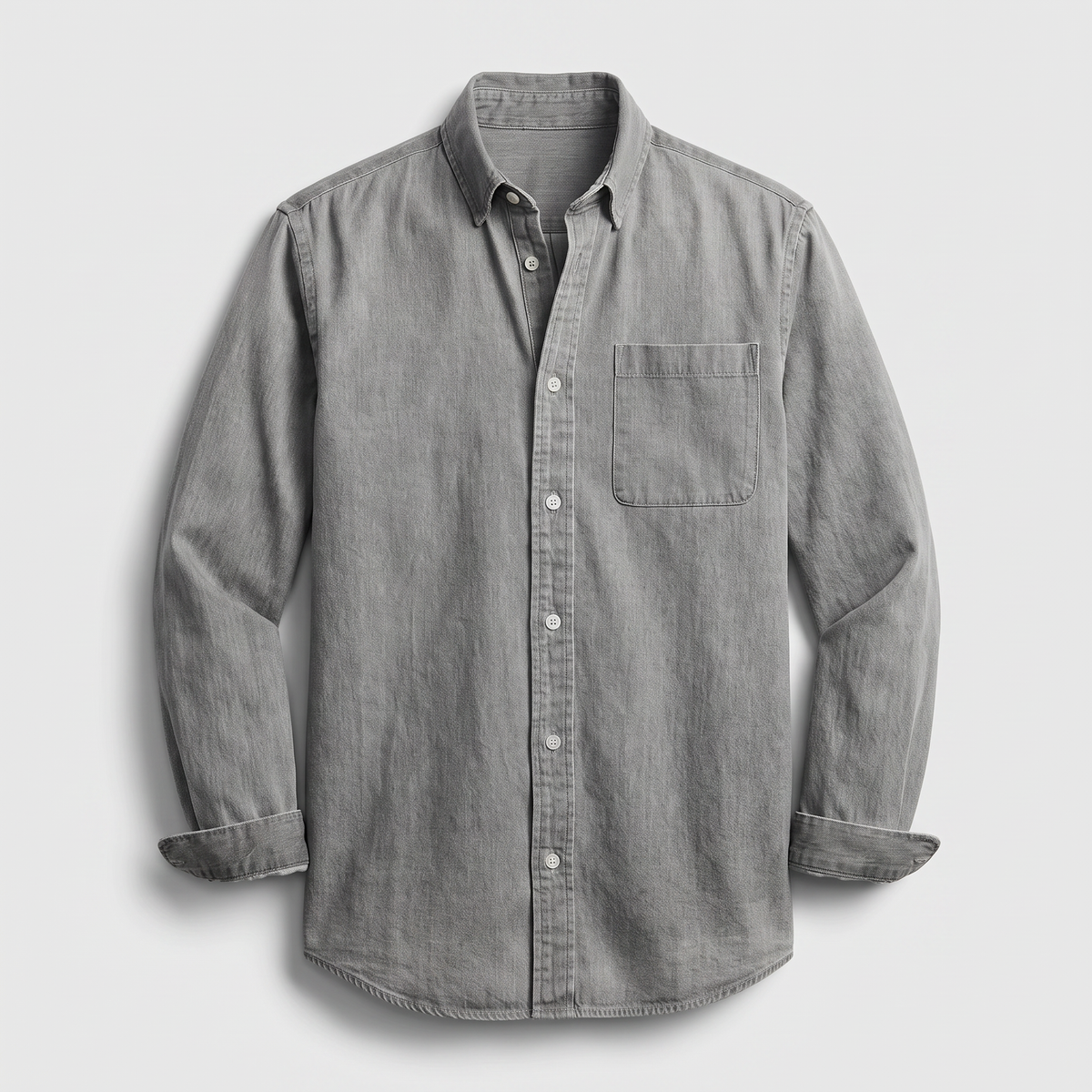 Men's Classic Fit Shirt with Chest Pocket and Versatile Styling - 6 - London-stylehouse.com