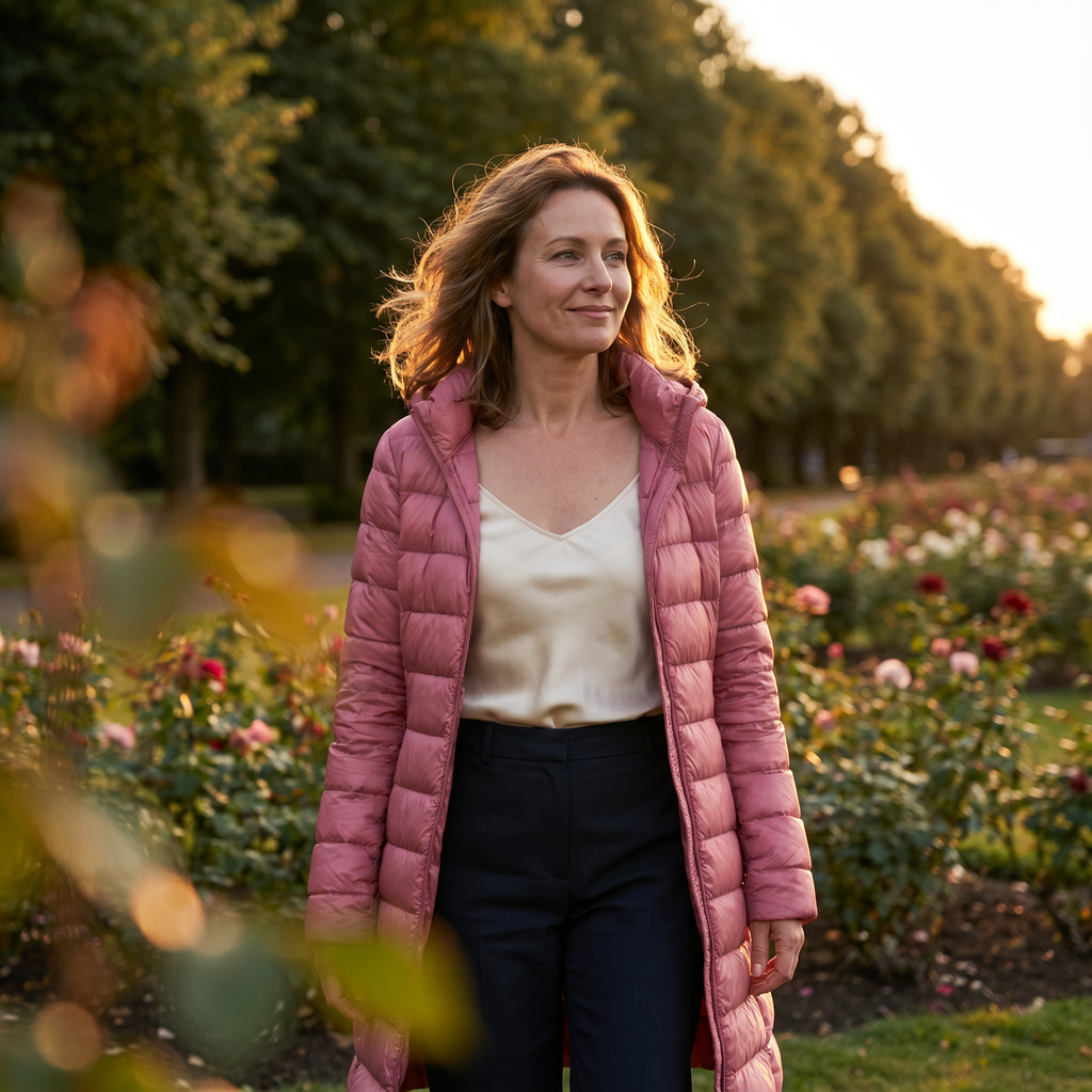 Women's Hooded Padded Coat, Relaxed Fit + Weather Resistant - 3 - London-stylehouse.com