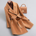 Trench Coat Women's Tailored Fit with Belt | L&S - 1 - London-stylehouse.com