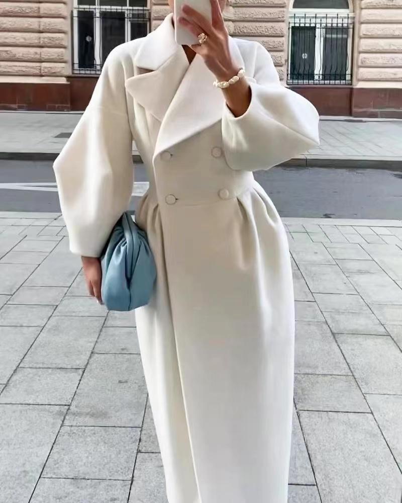 Trench Coat Women's Tailored Fit with Elegant Double-Breasted Design - 1 - London-stylehouse.com