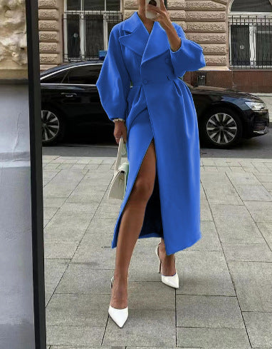 Trench Coat Women's Tailored Fit with Elegant Double-Breasted Design - 3 - London-stylehouse.com