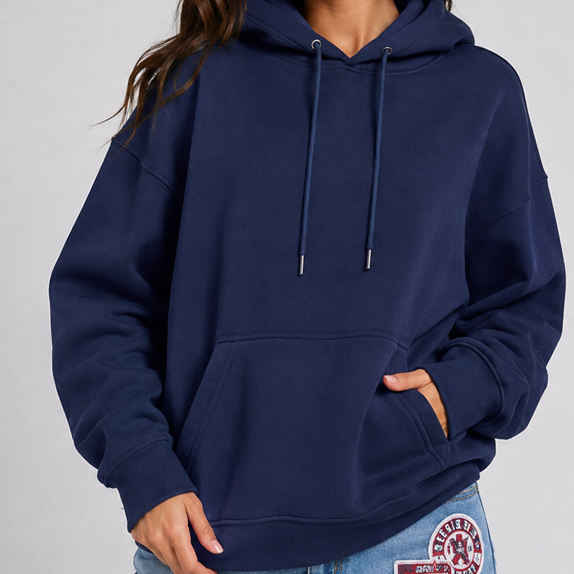 Casual Women's Hoodie with Eye-Catching Star Print - 3 - London-stylehouse.com