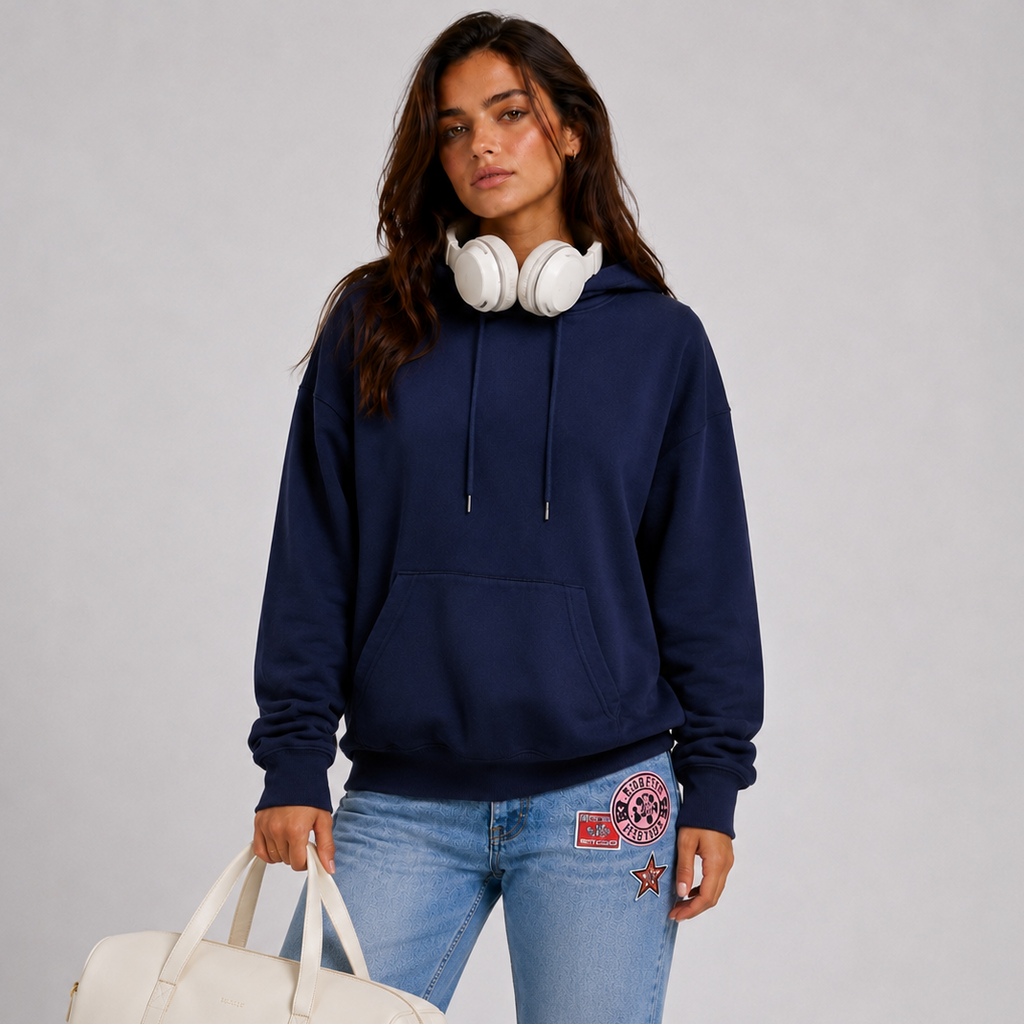 Casual Women's Hoodie with Eye-Catching Star Print - 5 - London-stylehouse.com